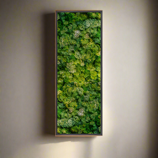 Moss Wall Narrow Panel 12"x48" | Preserved Moss Wall Decor