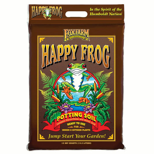 FX14054 Happy Frog Nutrient Rapid Growth Garden Potting Soil, 12 Quart