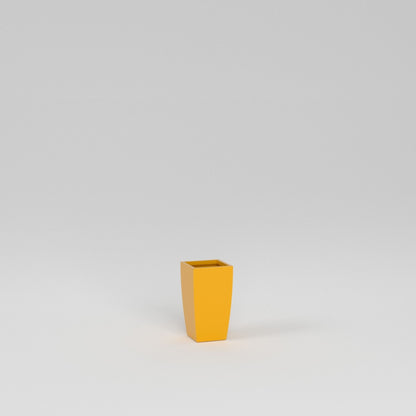 Semi Custom Gloss_Saffron Fiberglass Planter Pot 