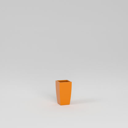 Semi Custom Gloss_Tangerine FIberglass Planter Pot