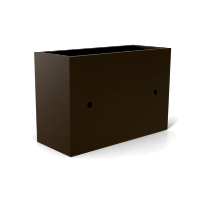 Nile Wall Planter Fiberglass Planter in Matte Bronze
