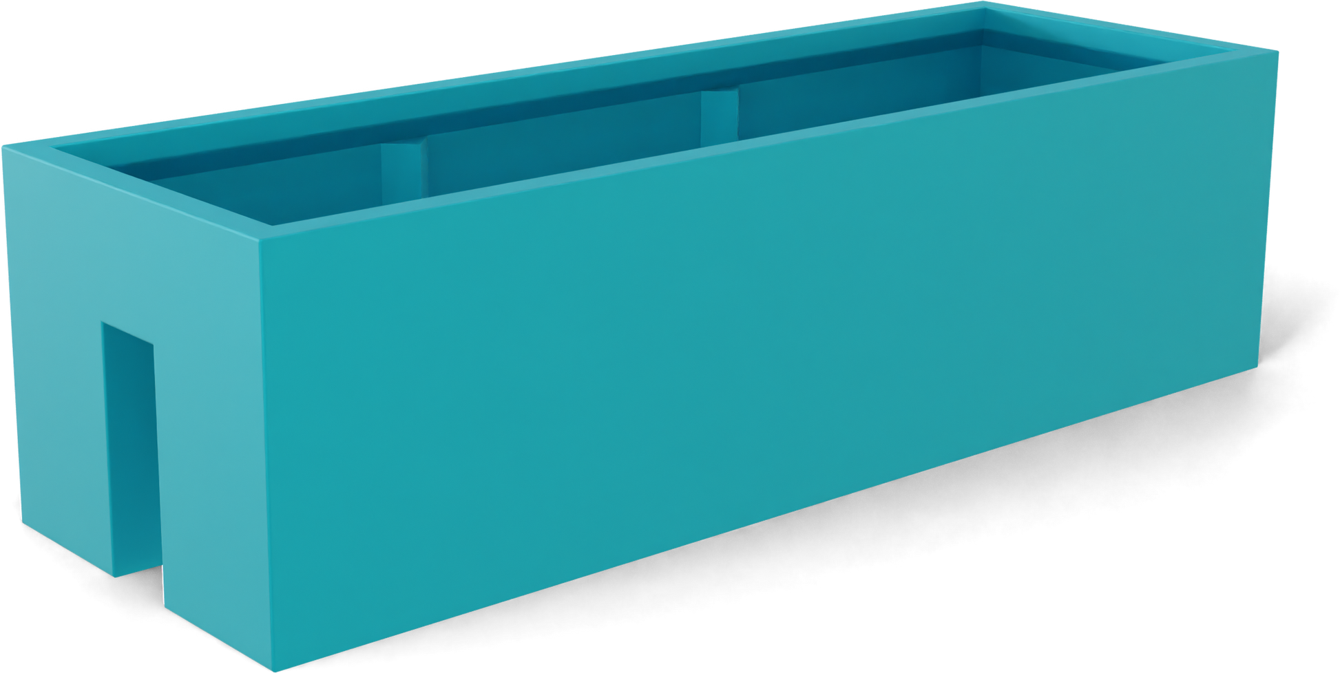 Tiergarden Fiberglass Planter in Satin Seafoam Green