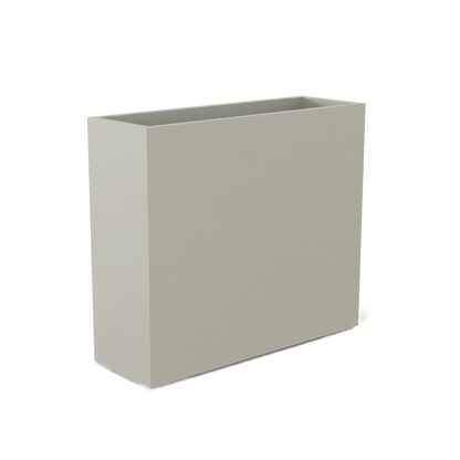Perth Rectangular Fiberglass Planter in Satin Beige