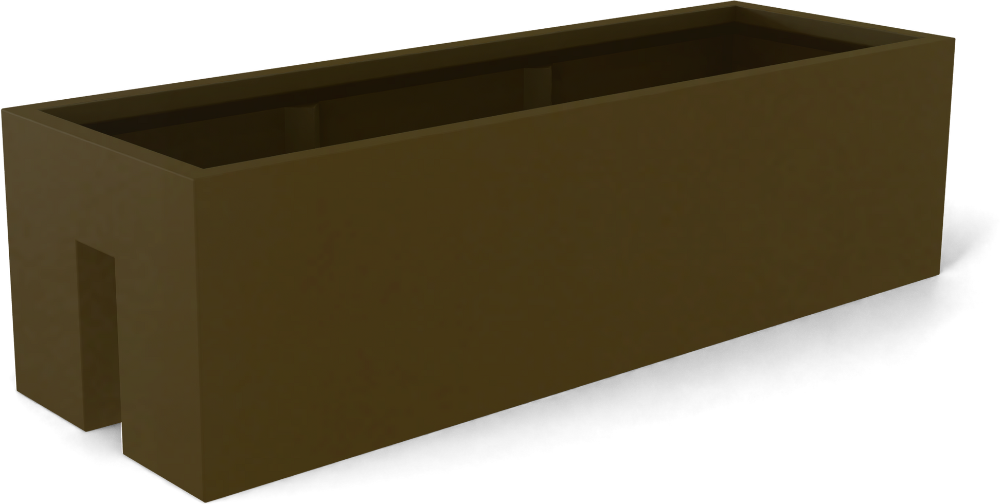 Tiergarden Fiberglass Planter in Matte Bronze