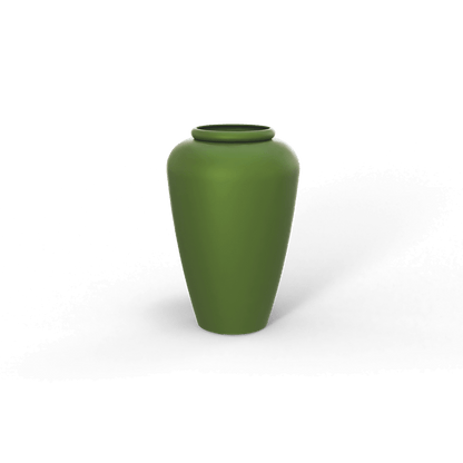 Bara Jar Jar Fiberglass Planter in Satin Green