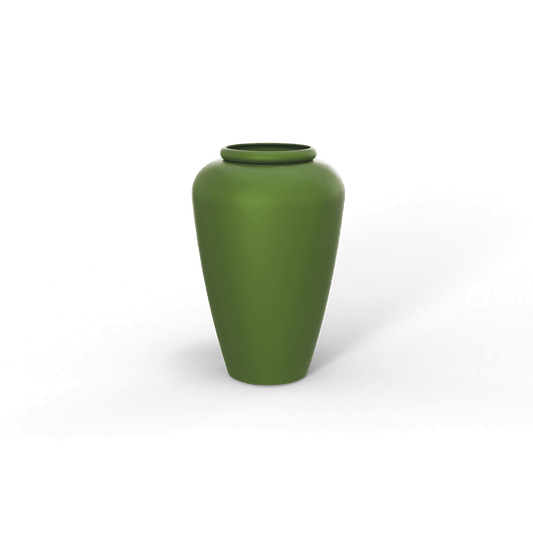 Bara Jar Jar Fiberglass Planter in Satin Green