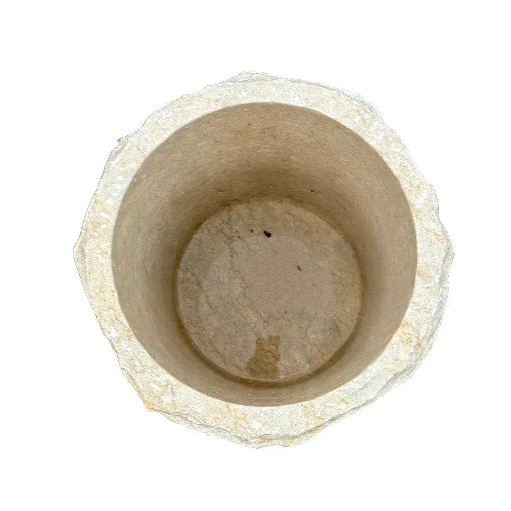 Luxury stone planter with a clean architectural silhouette for elevated spaces