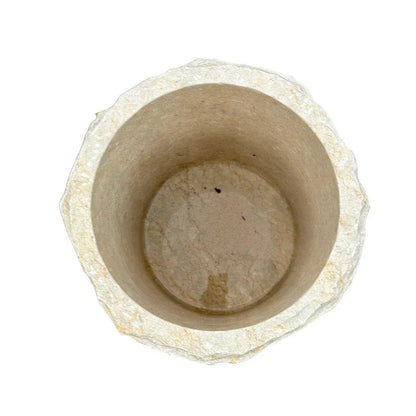 Luxury stone planter with a clean architectural silhouette for elevated spaces