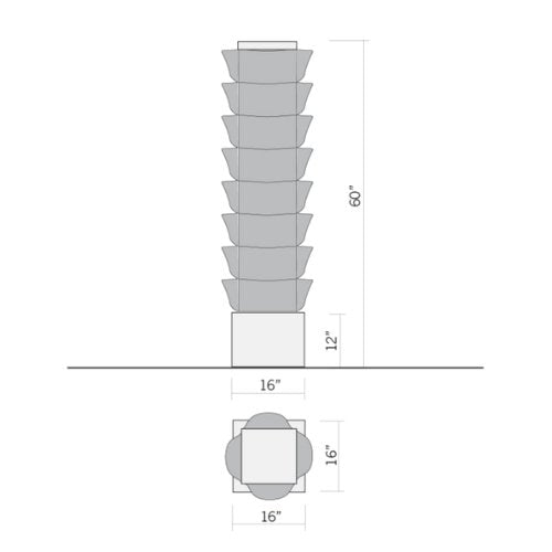 Self-Watering Live Plant Tower-Garden Supplies/Accessories-Trendy Gardener