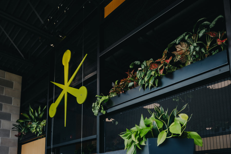 Trilix — Interior Plantscaping and Custom Railing Planters detail